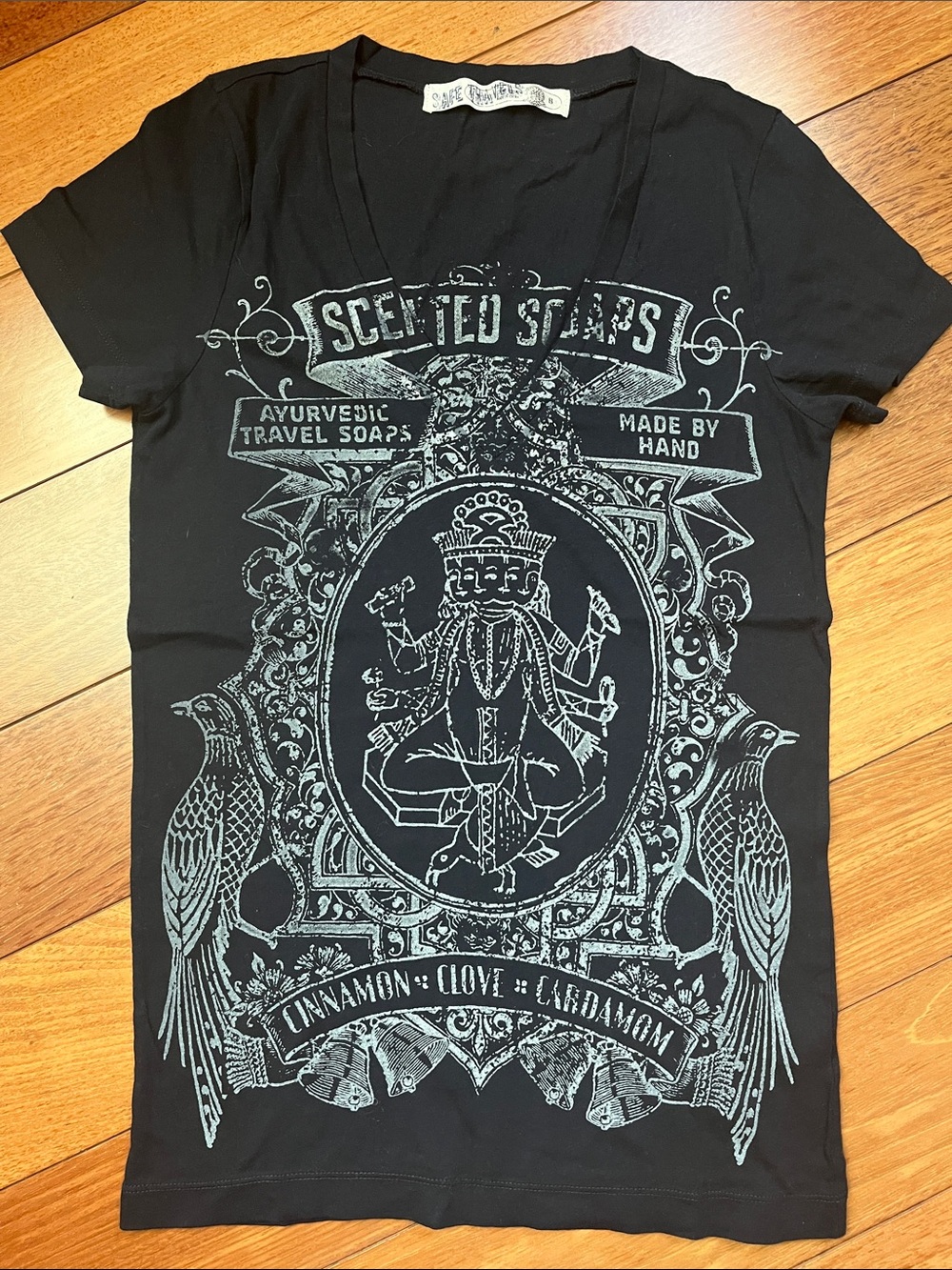NWOT J. Crew Graphic V Neck Tee